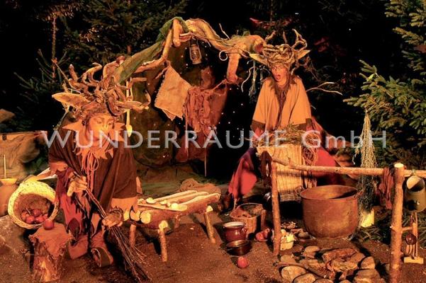 Weihnachtsdekoration mieten & vermieten - Wichtelhütte - WUNDERRÄUME GmbH vermietet: Dekoration/Kulisse für Event, Messe, Veranstaltung, Incentive, Mitarbeiterfest, Firmenjubiläum in Lichtenstein/Sachsen