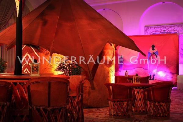 Kulissen mieten & vermieten - Leinwanddruck "Sonne Afrika" - WUNDERRÄUME GmbH vermietet: Dekoration/Kulisse für Event, Messe, Veranstaltung, Incentive, Mitarbeiterfest, Firmenjubiläum in Lichtenstein/Sachsen