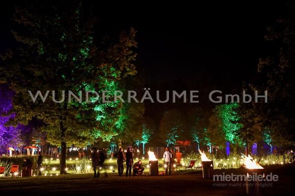 Kulissen mieten & vermieten - 100 Feuer- / Brandtonnen, aus Metall WUNDERRÄUME GmbH vermietet: Dekoration / Kulisse für Event, Messe, Veranstaltung, Incentive, Mitarbeiterfest, Firmenjubiläum in Lichtenstein/Sachsen