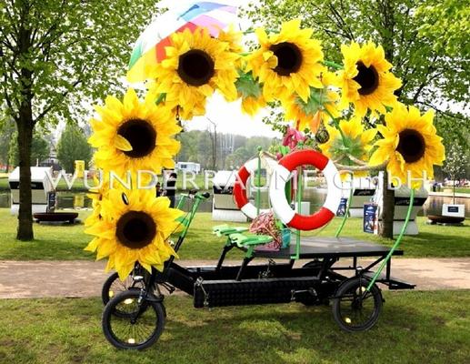 Saisonale Dekoration mieten & vermieten - Sonnenblumenmobil - WUNDERRÄUME GmbH vermietet: Dekoration/Kulisse für Event, Messe, Veranstaltung, Incentive, Mitarbeiterfest, Firmenjubiläum in Lichtenstein/Sachsen