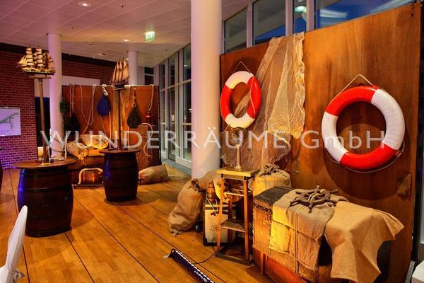 Kulissen mieten & vermieten - Maritim-Hafen-Meer-Schiff - Themendeko, WUNDERRÄUME GmbH vermietet: Dekoration / Kulisse für Event, Messe, Veranstaltung, Incentive, Mitarbeiterfest, Firmenjubiläum in Lichtenstein/Sachsen