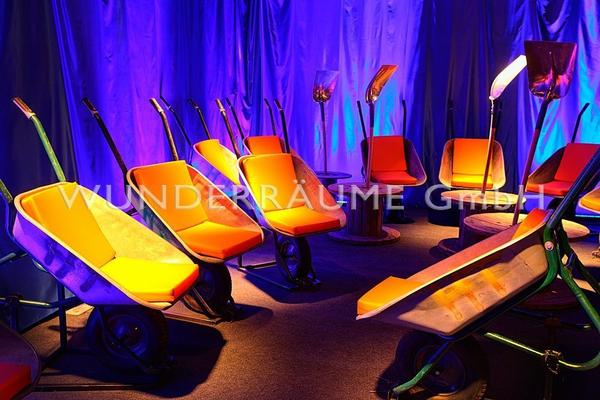 Antik & Rustikal mieten & vermieten - Sessel "Industrial" - WUNDERRÄUME GmbH vermietet: Dekoration/Kulisse für Event, Messe, Veranstaltung, Incentive, Mitarbeiterfest, Firmenjubiläum in Lichtenstein/Sachsen