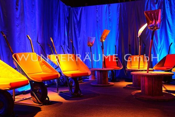 Antik & Rustikal mieten & vermieten - Sessel "Industrial" - WUNDERRÄUME GmbH vermietet: Dekoration/Kulisse für Event, Messe, Veranstaltung, Incentive, Mitarbeiterfest, Firmenjubiläum in Lichtenstein/Sachsen