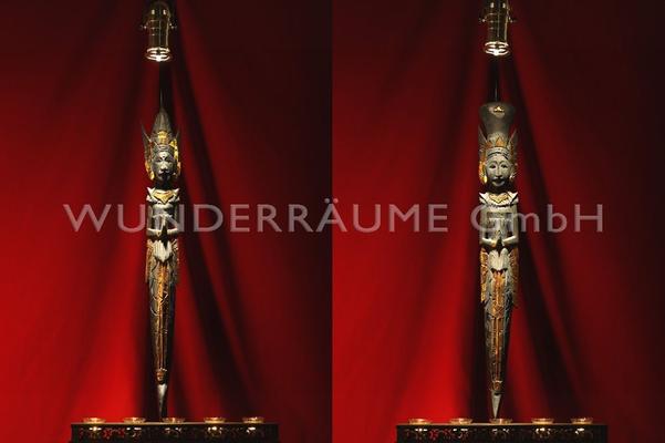 Dekofiguren mieten & vermieten - Buddha-Stelen (Set mit 4 Stück) in Lichtenstein/Sachsen