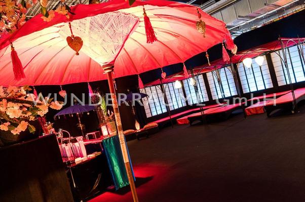 Länder & Flaggen mieten & vermieten - Schirm Asien/Orient - WUNDERRÄUME GmbH vermietet: Dekoration/Kulisse für Event, Messe, Veranstaltung, Incentive, Mitarbeiterfest, Firmenjubiläum in Lichtenstein/Sachsen