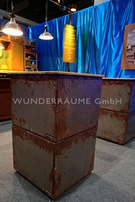 Stehtische mieten & vermieten - Stehtisch "Industrial" - WUNDERRÄUME GmbH vermietet: Dekoration/Kulisse für Event, Messe, Veranstaltung, Incentive, Mitarbeiterfest, Firmenjubiläum in Lichtenstein/Sachsen