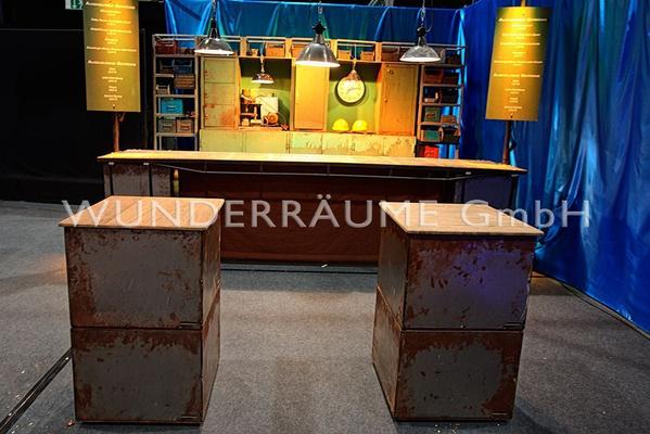 Stehtische mieten & vermieten - Stehtisch "Industrial" - WUNDERRÄUME GmbH vermietet: Dekoration/Kulisse für Event, Messe, Veranstaltung, Incentive, Mitarbeiterfest, Firmenjubiläum in Lichtenstein/Sachsen