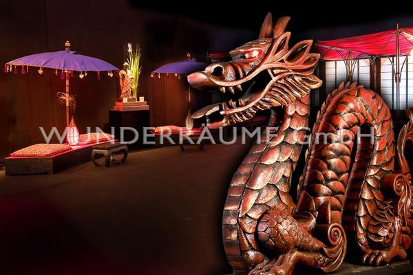 Dekofiguren mieten & vermieten - 10 Drachen - XXL Halb-, Vollplastik WUNDERRÄUME GmbH vermietet: Dekoration/Kulisse für Event, Messe, Veranstaltung, Incentive, Mitarbeiterfest, Firmenjubiläum in Lichtenstein/Sachsen