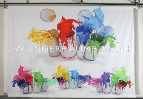 Kulissen mieten & vermieten - Leinwanddruck "Farben" - WUNDERRÄUME GmbH vermietet: Dekoration/Kulisse für Event, Messe, Veranstaltung, Incentive, Mitarbeiterfest, Firmenjubiläum in Lichtenstein/Sachsen