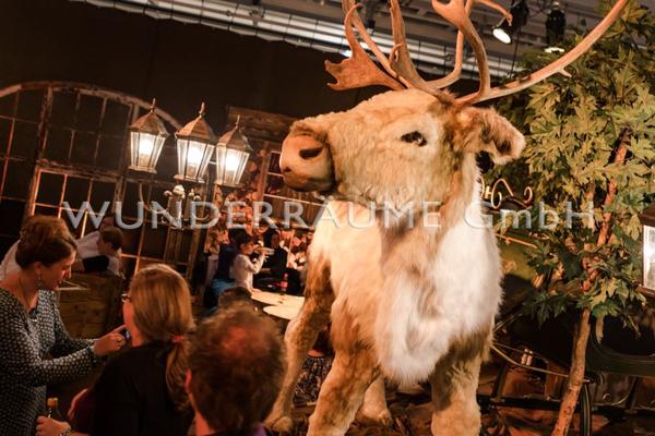 Kulissen mieten & vermieten - Rentier - Elch lebensgroß; WUNDERRÄUME GmbH vermietet: Dekoration / Kulisse für Event, Messe, Veranstaltung, Incentive, Mitarbeiterfest, Firmenjubiläum in Lichtenstein/Sachsen