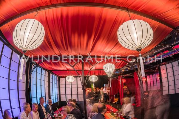 Kulissen mieten & vermieten - Asiatischer Lampion "Kugel", rot - WUNDERRÄUME GmbH vermietet: Dekoration/Kulisse für Event, Messe, Veranstaltung, Incentive, Mitarbeiterfest, Firmenjubiläum in Lichtenstein/Sachsen