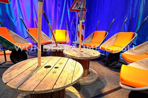 Antik & Rustikal mieten & vermieten - Loungetisch, Kabeltrommel - WUNDERRÄUME GmbH vermietet: Dekoration/Kulisse für Event, Messe, Veranstaltung, Incentive, Mitarbeiterfest, Firmenjubiläum in Lichtenstein/Sachsen