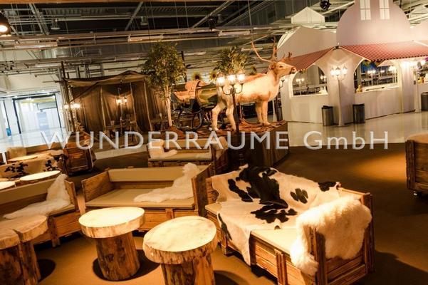 Tische mieten & vermieten - Loungetisch rustikal, mit Baumscheibe in Lichtenstein/Sachsen