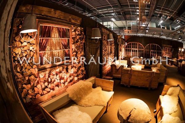 Tische mieten & vermieten - Loungetisch rustikal, mit Baumscheibe in Lichtenstein/Sachsen