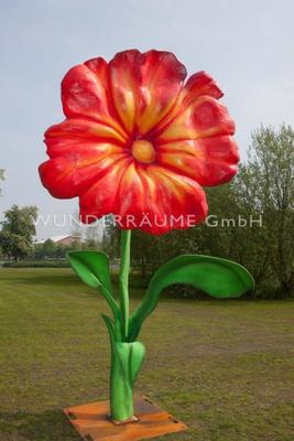 Dekofiguren mieten & vermieten - 3 Riesenblumen bis 4m / SET 3 - WUNDERRÄUME GmbH vermietet: Dekoration/Kulisse für Event, Messe, Veranstaltung, Incentive, Mitarbeiterfest, Firmenjubiläum in Lichtenstein/Sachsen