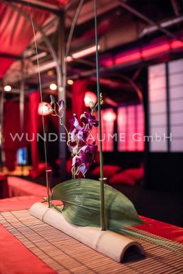 Tischdekoration mieten & vermieten - Tischläufer Bambus - WUNDERRÄUME GmbH vermietet: Dekoration/Kulisse für Event, Messe, Veranstaltung, Incentive, Mitarbeiterfest, Firmenjubiläum in Lichtenstein/Sachsen