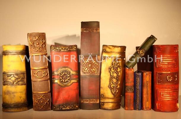 Weihnachtsdekoration mieten & vermieten - Bibliothek klein, Lesezimmer - WUNDERRÄUME GmbH vermietet: Dekoration/Kulisse für Event, Messe, Veranstaltung, Incentive, Mitarbeiterfest, Firmenjubiläum in Lichtenstein/Sachsen