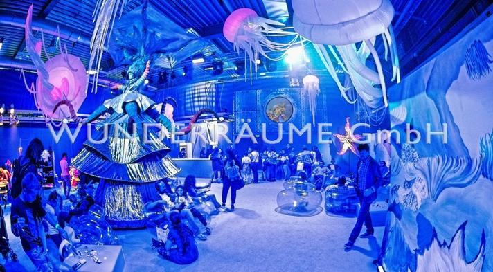 Aufblasbare Dekoration mieten & vermieten - Quallen - WUNDERRÄUME GmbH vermietet: Dekoration/Kulisse für Event, Messe, Veranstaltung, Incentive, Mitarbeiterfest, Firmenjubiläum in Lichtenstein/Sachsen