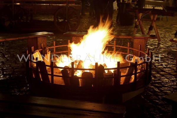 Saisonale Dekoration mieten & vermieten - Feuerschalen & Brandschalen XXL - Metall WUNDERRÄUME GmbH vermietet: Dekoration / Kulisse für Event, Messe, Veranstaltung, Incentive, Mitarbeiterfest, Firmenjubiläum in Lichtenstein/Sachsen
