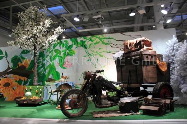 Kulissen mieten & vermieten - Kulisse Motorrad-Oldtimer-Picknick - WUNDERRÄUME GmbH vermietet: Dekoration/Kulisse für Event, Messe, Veranstaltung, Incentive, Mitarbeiterfest, Firmenjubiläum in Lichtenstein/Sachsen