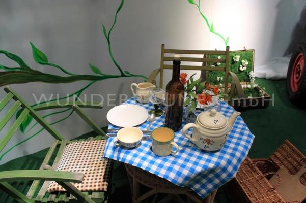 Kulissen mieten & vermieten - Kulisse Motorrad-Oldtimer-Picknick - WUNDERRÄUME GmbH vermietet: Dekoration/Kulisse für Event, Messe, Veranstaltung, Incentive, Mitarbeiterfest, Firmenjubiläum in Lichtenstein/Sachsen