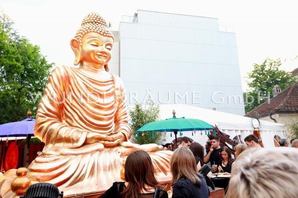 Dekofiguren mieten & vermieten - Buddha Statue XXL - WUNDERRÄUME GmbH vermietet: Dekoration/Kulisse für Event, Messe, Veranstaltung, Incentive, Mitarbeiterfest, Firmenjubiläum in Lichtenstein/Sachsen