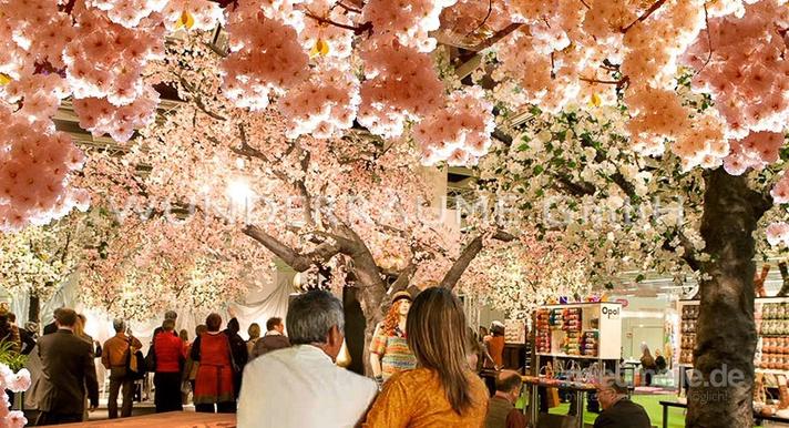 Saisonale Dekoration mieten & vermieten - Kirschblüten-Baum XL, rosa - WUNDERRÄUME GmbH vermietet: Dekoration/Kulisse für Event, Messe, Veranstaltung, Incentive, Mitarbeiterfest, Firmenjubiläum in Lichtenstein/Sachsen