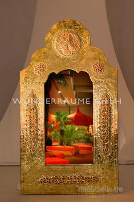 Antik & Rustikal mieten & vermieten - orientalischer Spiegel - WUNDERRÄUME GmbH vermietet: Dekoration/Kulisse für Event, Messe, Veranstaltung, Incentive, Mitarbeiterfest, Firmenjubiläum in Lichtenstein/Sachsen