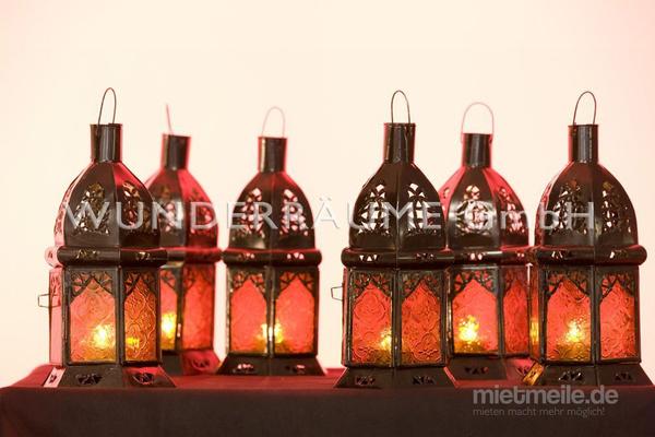 Leuchten & Lampen mieten & vermieten - Laterne - Windlicht Orient - WUNDERRÄUME GmbH vermietet: Dekoration/Kulisse für Event, Messe, Veranstaltung, Incentive, Mitarbeiterfest, Firmenjubiläum in Lichtenstein/Sachsen