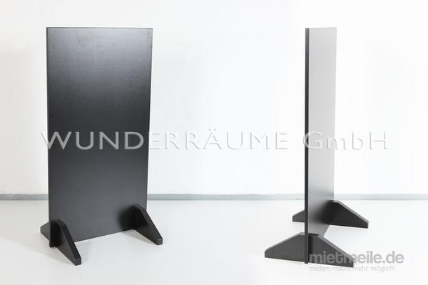 Werbeflächen mieten & vermieten - Aufsteller, schwarz - WUNDERRÄUME GmbH vermietet: Dekoration/Kulisse für Event, Messe, Veranstaltung, Incentive, Mitarbeiterfest, Firmenjubiläum in Lichtenstein/Sachsen