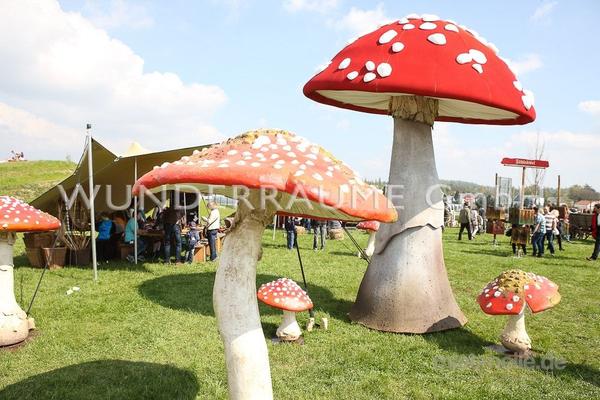 Leuchten & Lampen mieten & vermieten - Basteln unterm Fliegenpilz - WUNDERRÄUME GmbH vermietet: Dekoration/Kulisse für Event, Messe, Veranstaltung, Incentive, Mitarbeiterfest, Firmenjubiläum in Lichtenstein/Sachsen