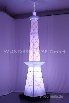Dekofiguren mieten & vermieten - Funkturm Berlin - WUNDERRÄUME GmbH vermietet: Dekoration/Kulisse für Event, Messe, Veranstaltung, Incentive, Mitarbeiterfest, Firmenjubiläum in Lichtenstein/Sachsen