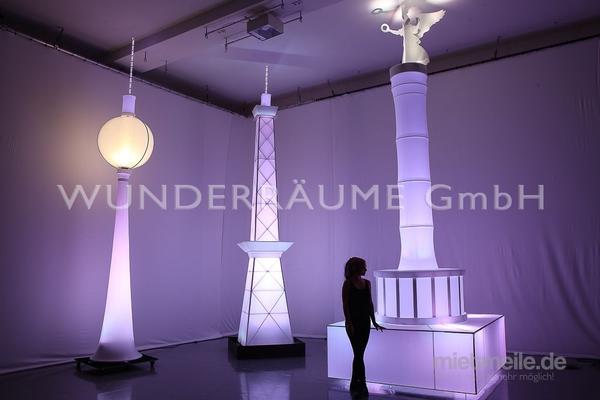 Dekofiguren mieten & vermieten - Funkturm Berlin - WUNDERRÄUME GmbH vermietet: Dekoration/Kulisse für Event, Messe, Veranstaltung, Incentive, Mitarbeiterfest, Firmenjubiläum in Lichtenstein/Sachsen