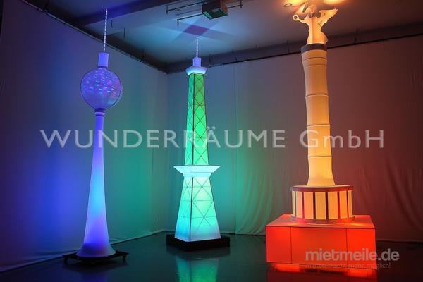 Dekofiguren mieten & vermieten - Funkturm Berlin - WUNDERRÄUME GmbH vermietet: Dekoration/Kulisse für Event, Messe, Veranstaltung, Incentive, Mitarbeiterfest, Firmenjubiläum in Lichtenstein/Sachsen