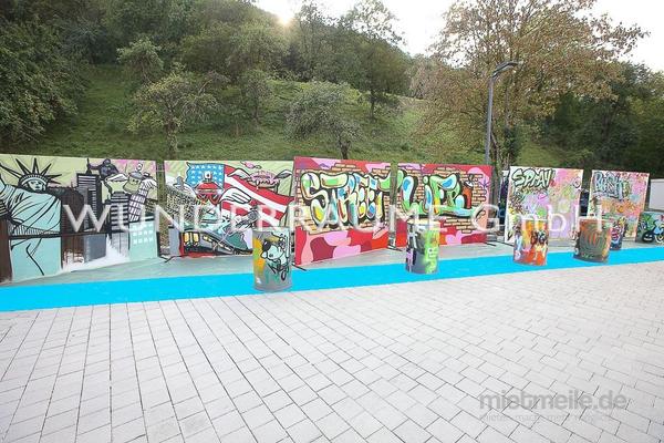 Dekorationsservice mieten & vermieten - Graffiti-Fass - WUNDERRÄUME GmbH vermietet: Dekoration/Kulisse für Event, Messe, Veranstaltung, Incentive, Mitarbeiterfest, Firmenjubiläum in Lichtenstein/Sachsen