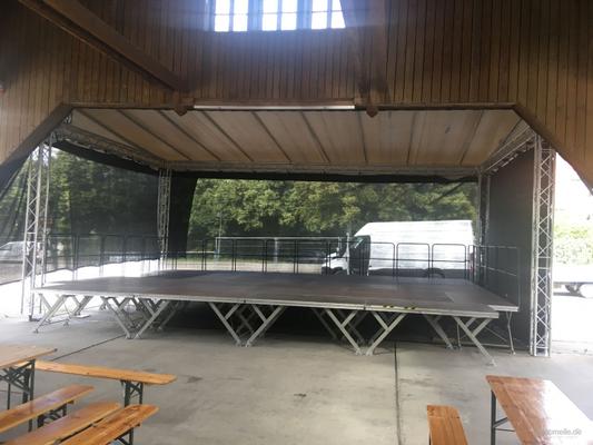 Bühne mieten & vermieten - Open Air Bühnendach mit Boden 4 Größen! in Niederstetten