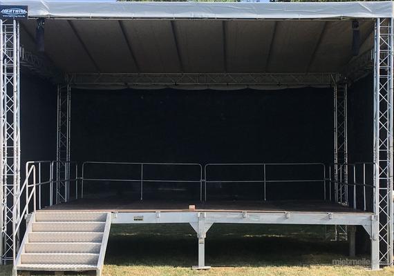 Bühne mieten & vermieten - Open Air Bühnendach mit Boden 4 Größen! in Niederstetten
