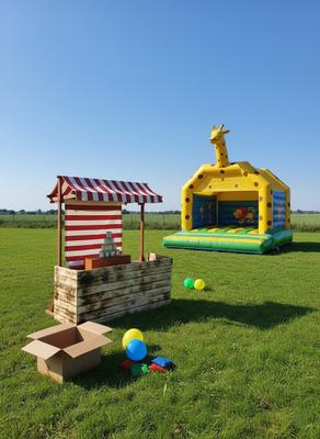 weitere Eventmodule mieten & vermieten - Dosenwerfen im Jahrmarkt-Stil mieten | Das Wurfspiel für Ihr Event in Wuppertal