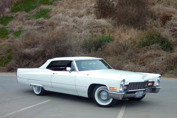 Oldtimer mieten & vermieten - Cadillac DeVille Convertible Bj.1968 HOCHZEITSAUTO Cabriolet in Mönchengladbach