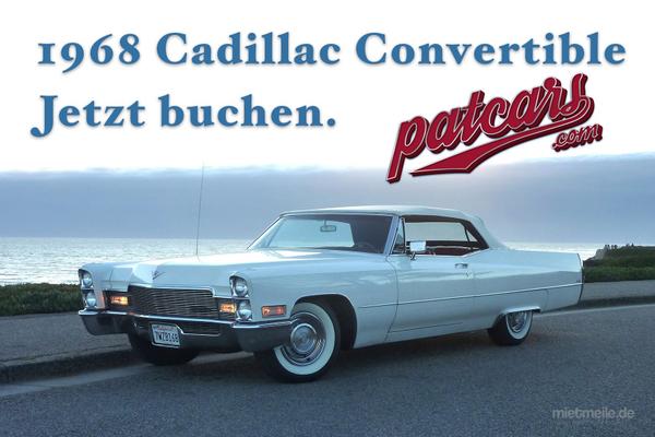 Oldtimer mieten & vermieten - Cadillac DeVille Convertible Bj.1968 CABRIOLET für Hochzeitsfahrten mit Chauffeur in Viersen
