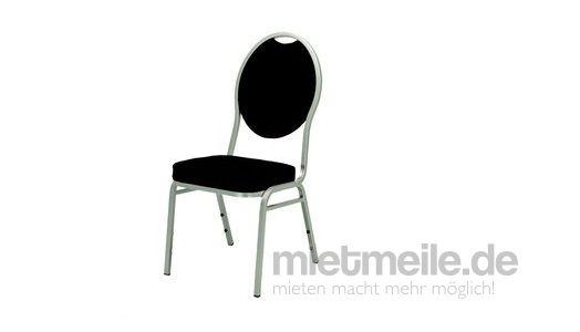 Stühle mieten & vermieten - Bankettpolsterstuhl schwarz Stuhl Oldschool in Bergheim