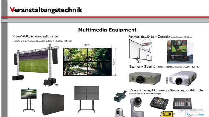 Leinwand mieten & vermieten - Leinwand / Multimedia / Video in Neunkirchen am Sand