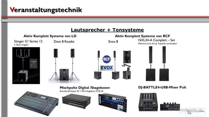 Musikanlage mieten & vermieten - Musikanlage in Neunkirchen am Sand