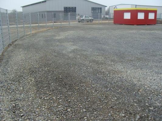 Büro-Container mieten & vermieten - 1200 m² eingezäuntes + befestigtes Gewerbegrundstück - teilbar ab 250 m² zu mieten - Bürocontainer 36 qm zubuchbar in Elsdorf (Rheinland)