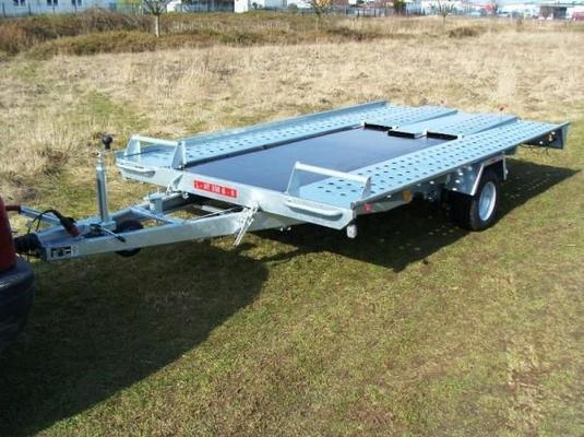 Autoanhänger mieten & vermieten - PKW Transporter kippbar - 1300 kg gebremst, einachser / 100 km/h in Elsdorf (Rheinland)