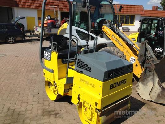 Walze mieten & vermieten - Vibrations-Aufsitzwalze Bomag 1,6To. in Salzgitter Engelnstedt