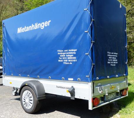Planenanhänger mieten & vermieten - Anhänger mit Plane zu Top Preisen in Solingen