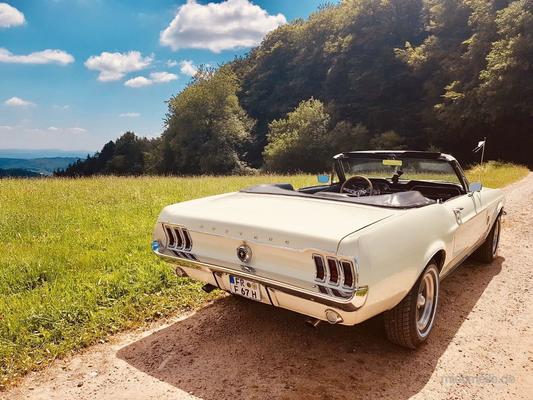 Oldtimer mieten & vermieten - Mustang Cabrio Bj. 1967, Hochzeitsauto, Chauffeur/-in, Oldtimer in Freiburg im Breisgau