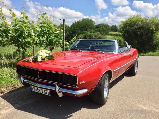 Oldtimer mieten & vermieten - Camaro Cabrio Bj. 67, Hochzeitsauto, Chauffeur/-in, Oldtimer in Freiburg im Breisgau