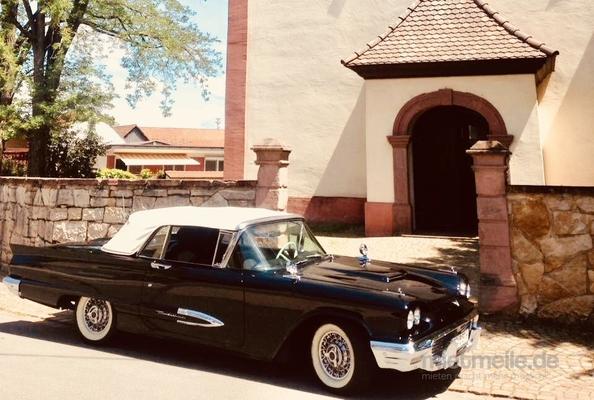Oldtimer mieten & vermieten - Ford Thunderbird Cabrio Bj. 59, Hochzeitsauto, Chauffeur/-in, Oldtimer in Freiburg im Breisgau